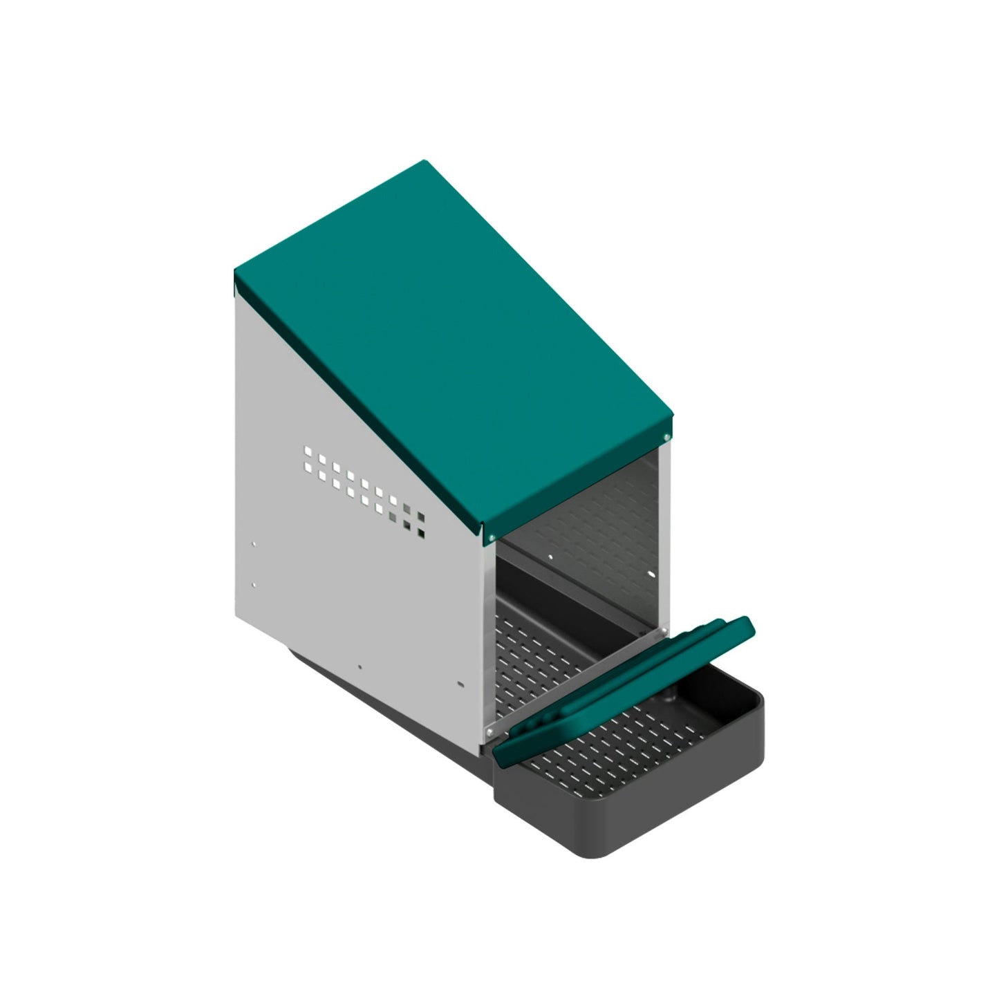 EggHouse Galvanized Nesting Box (Up to 10 Birds)