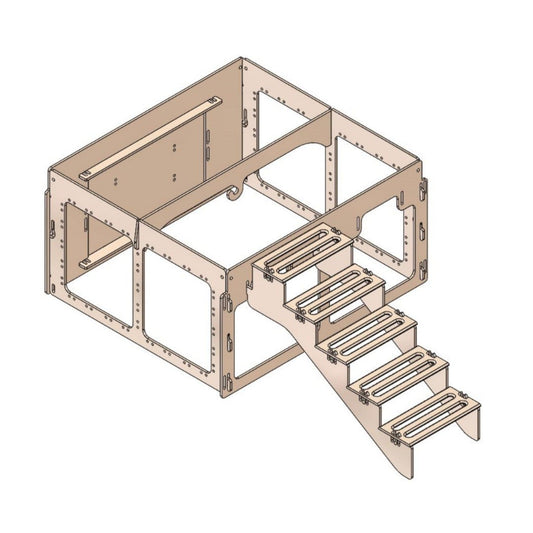 Coop Stand and Stairs (Coop and Coop Runs Sold Separately)