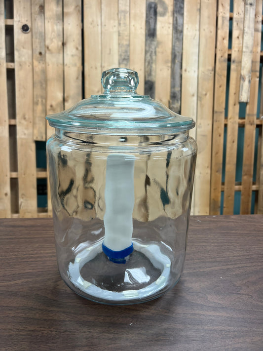 Deluxe Glass Complete Crock Water System Top Vessel & Filter Replacement Part