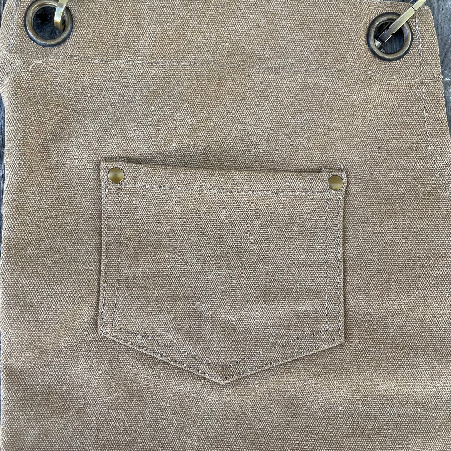 Gardening Apron — Waxed Canvas Apron with Pockets