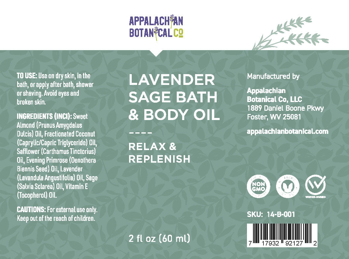 Lavender Sage Bath & Body Oil