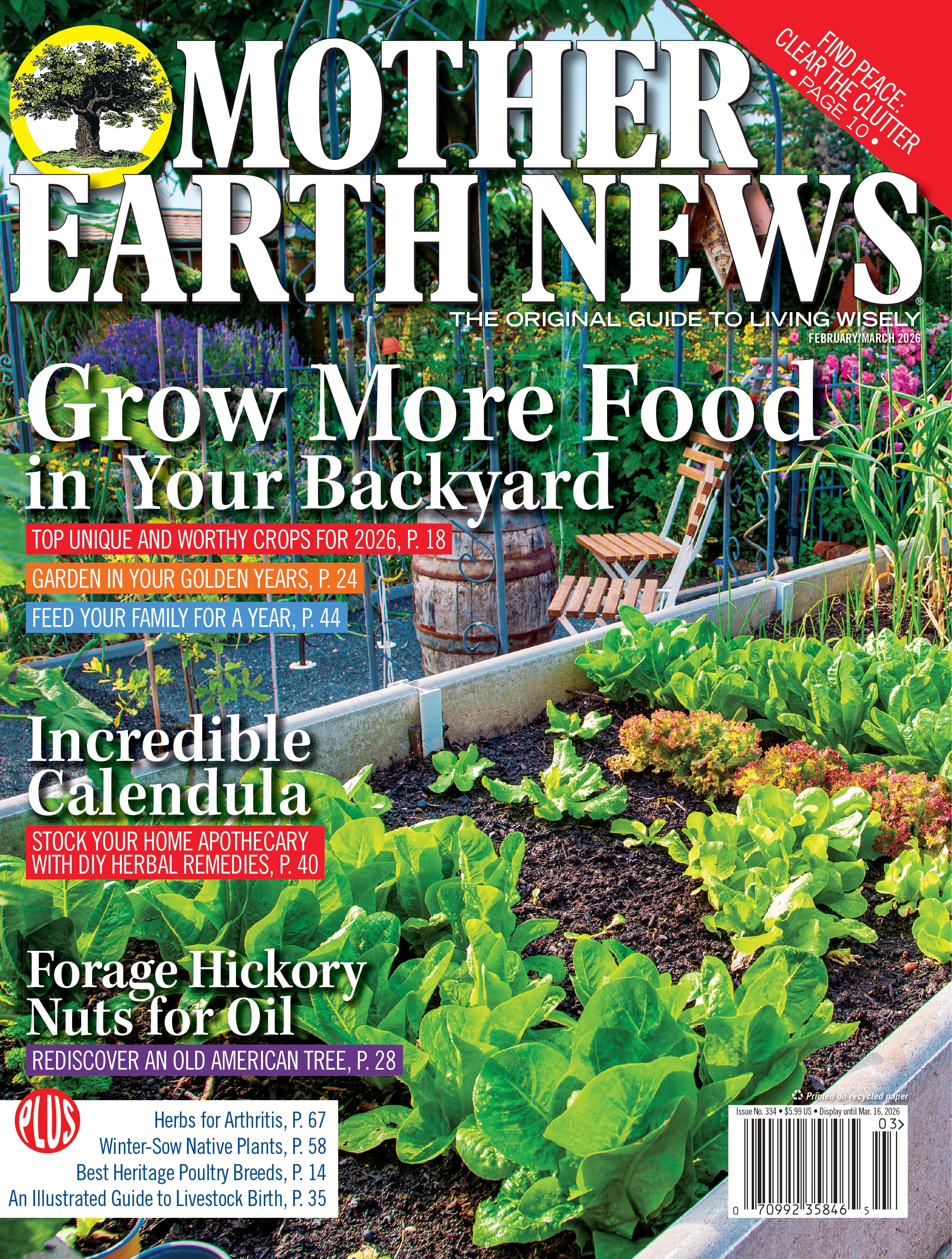 Local Earth Magazine Mother Earth News Magazine, February/March 2026 #334
