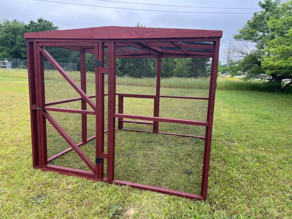 Wooden 16 Ft. Chicken Run (8’W X 16’L X 6’3”H)