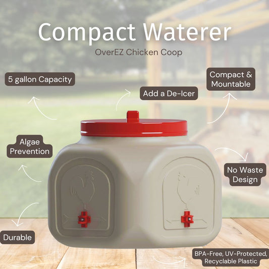 Compact Chicken Waterer