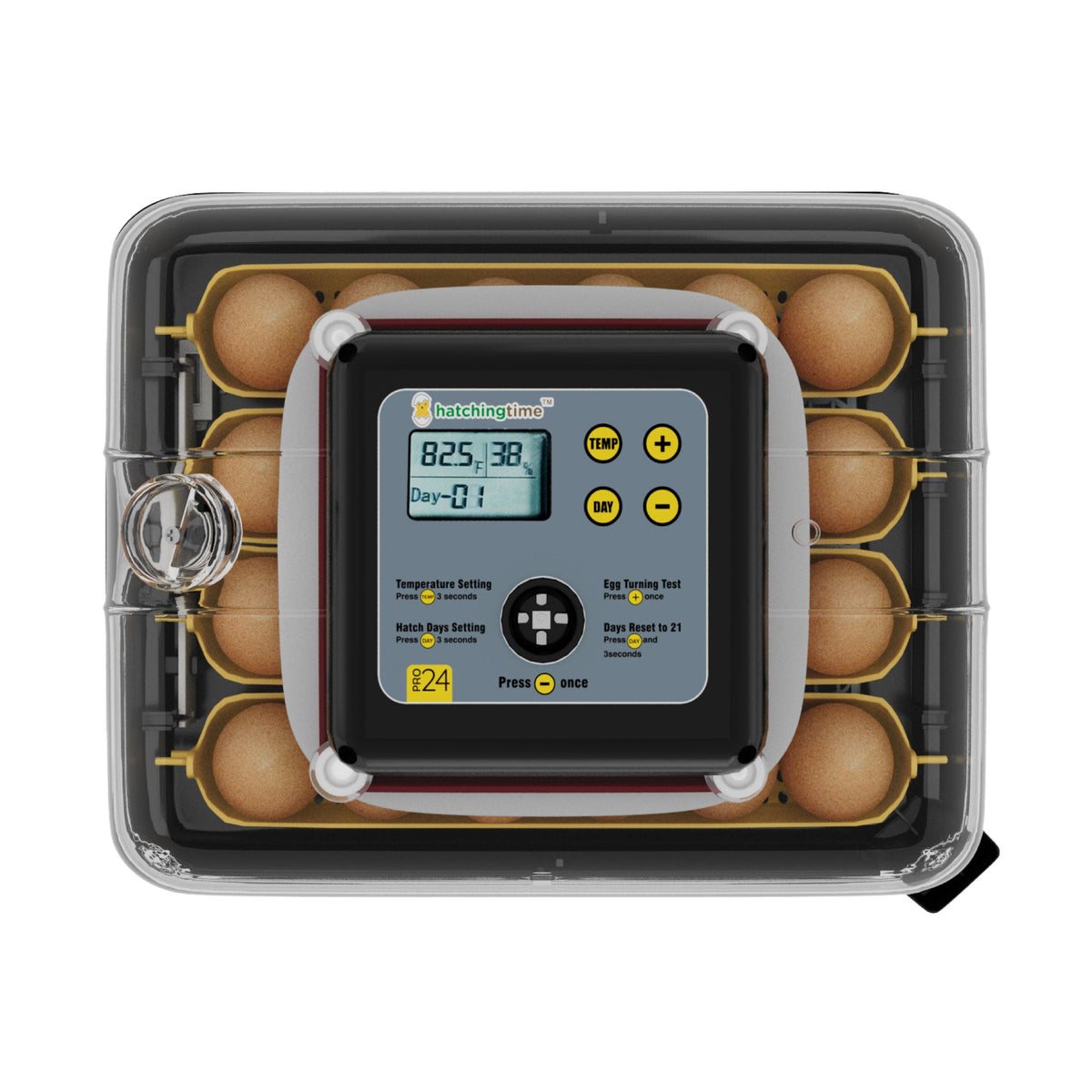 Pro24 Tabletop Automatic Egg Incubator (24 Eggs)