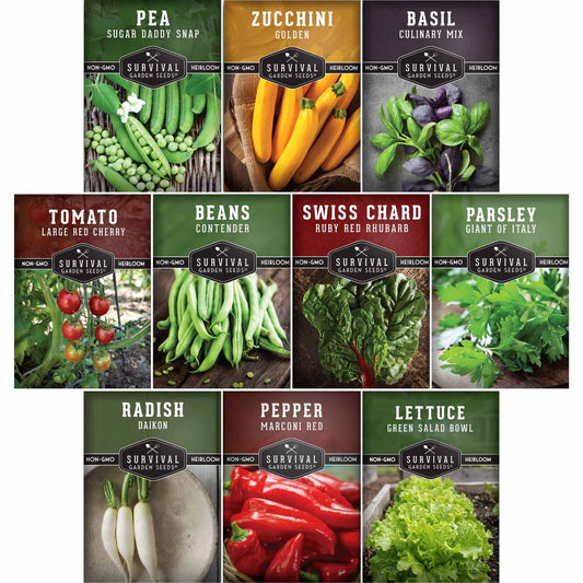 Easy-to-Grow Seed Collection – Beginner-Friendly Vegetables & Herbs for Quick, Reliable Harvests