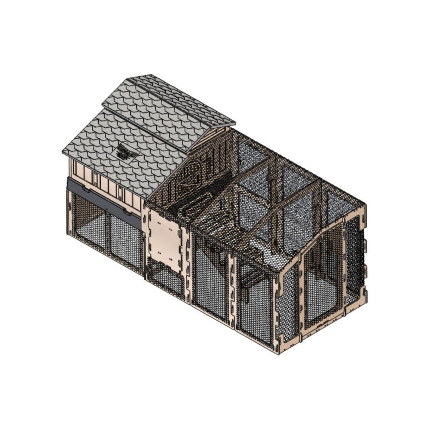 Standard Coop Run (Standard Chicken Coop, Stand and Stairs Sold Separately)