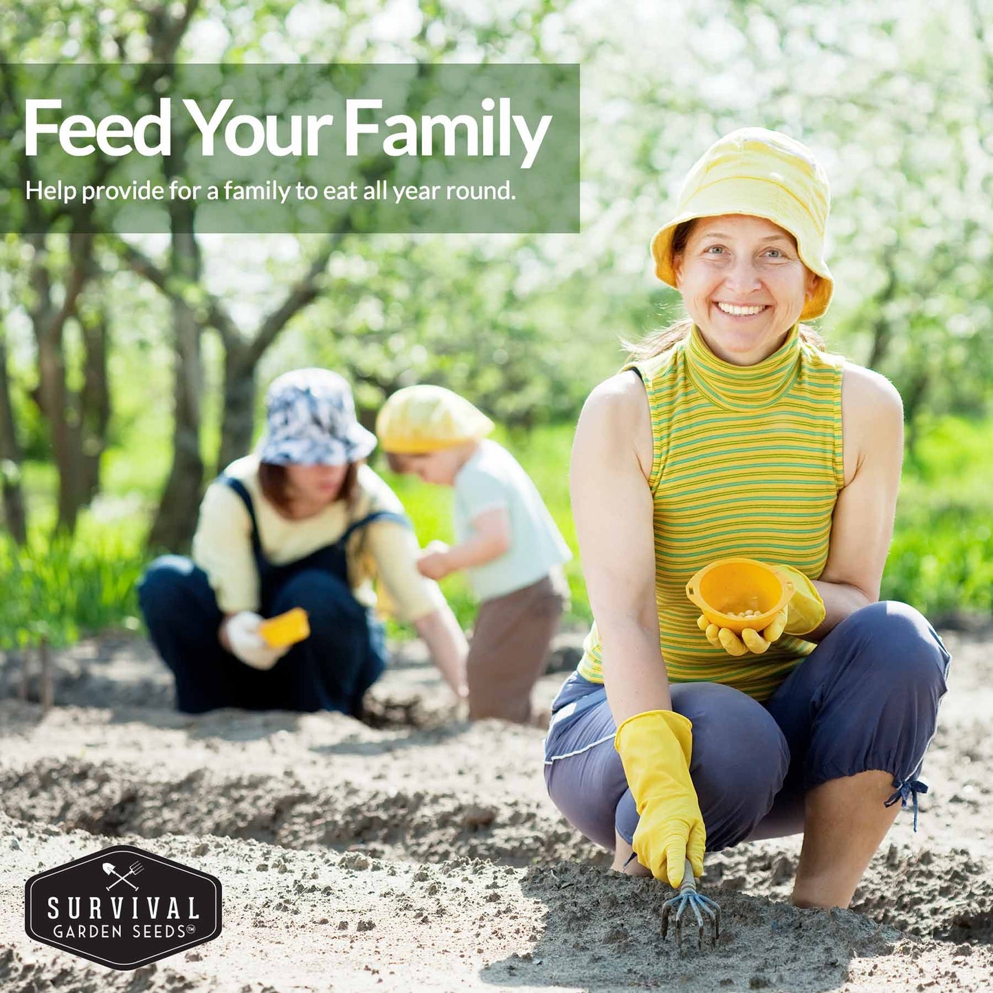 Three Sisters Seed Collection – Heirloom Corn, Pole Beans & Butternut Squash for Companion Planting