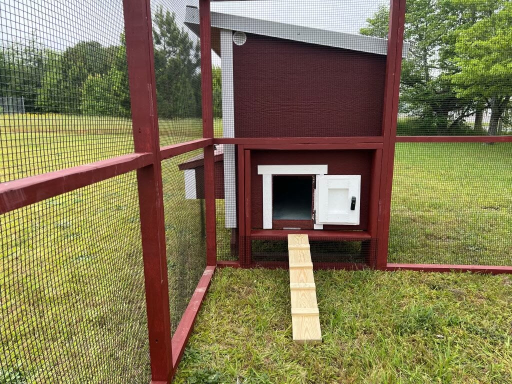 Wooden 16 Ft. Chicken Run (8’W X 16’L X 6’3”H)