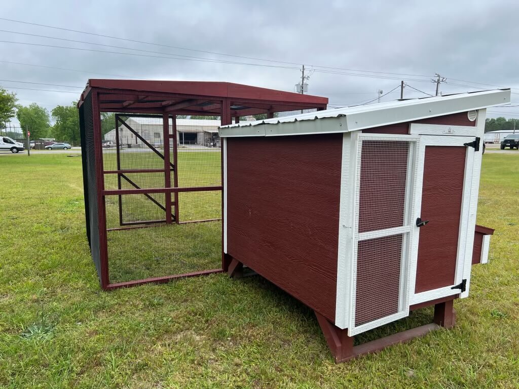 Wooden 16 Ft. Chicken Run (8’W X 16’L X 6’3”H)