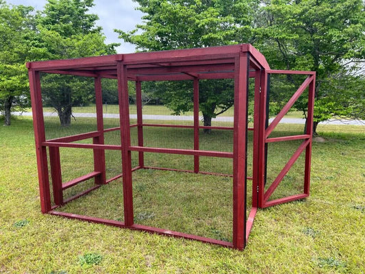 Wooden 8 Ft. Chicken Run (8’W X 8’L X 6’3”H)