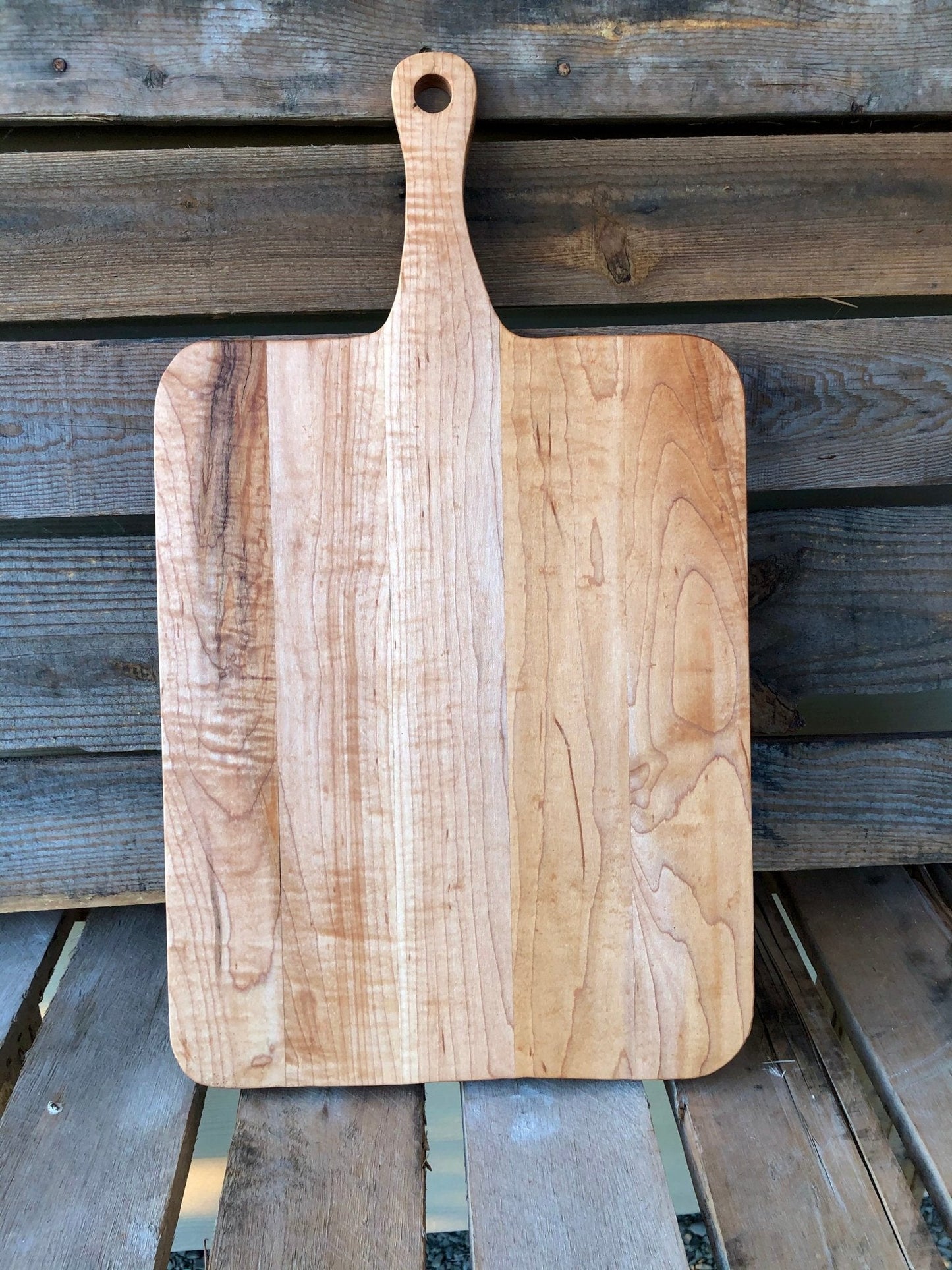 Best Charcuterie Board - American Maple Custom Medium Charcuterie Board - Vintage Style Rectangle French Board