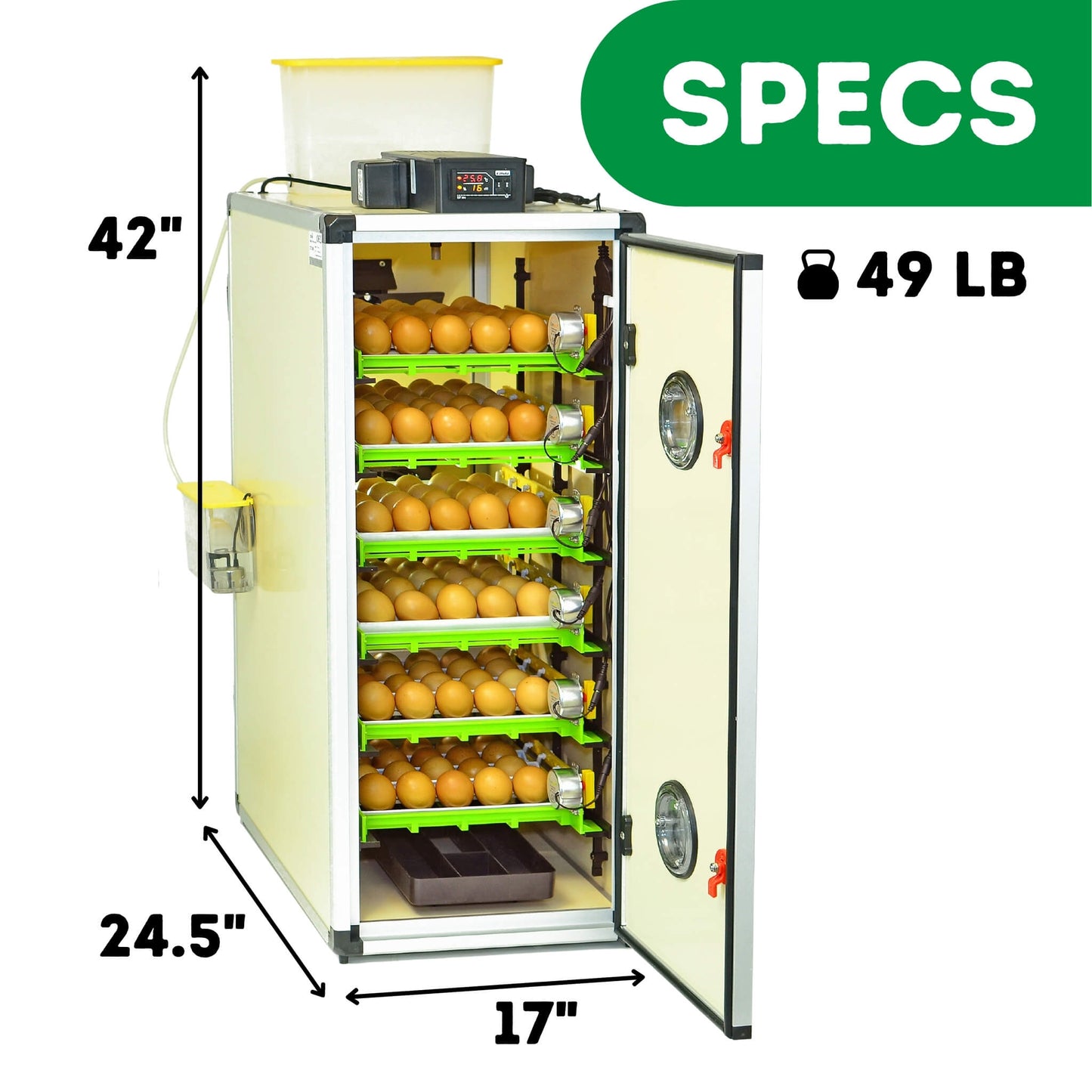 360 Eggs Incubator Kit (180 Set + 180 Hatch)