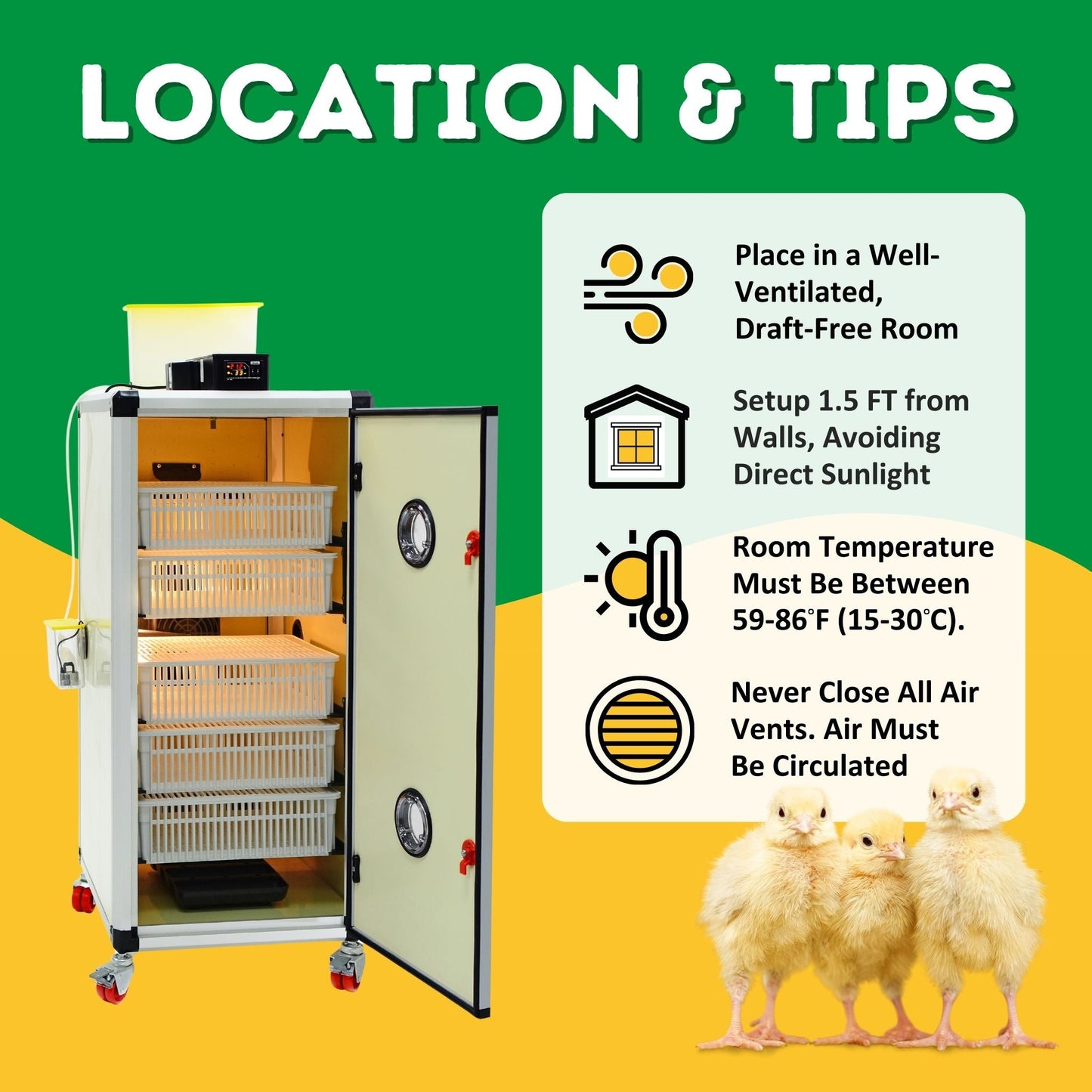 HB175 H - Egg Incubator - Hatcher