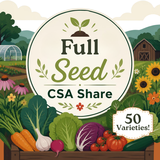 Full Seed CSA Share - 50 Varieties Curated for Your Area!