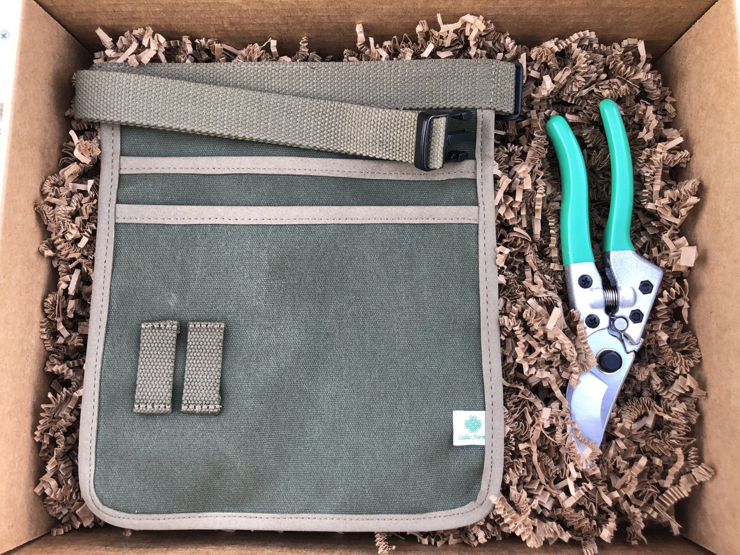 Garden Gift Box — Garden Tool Set  (Pruners and Garden Tool Belt)