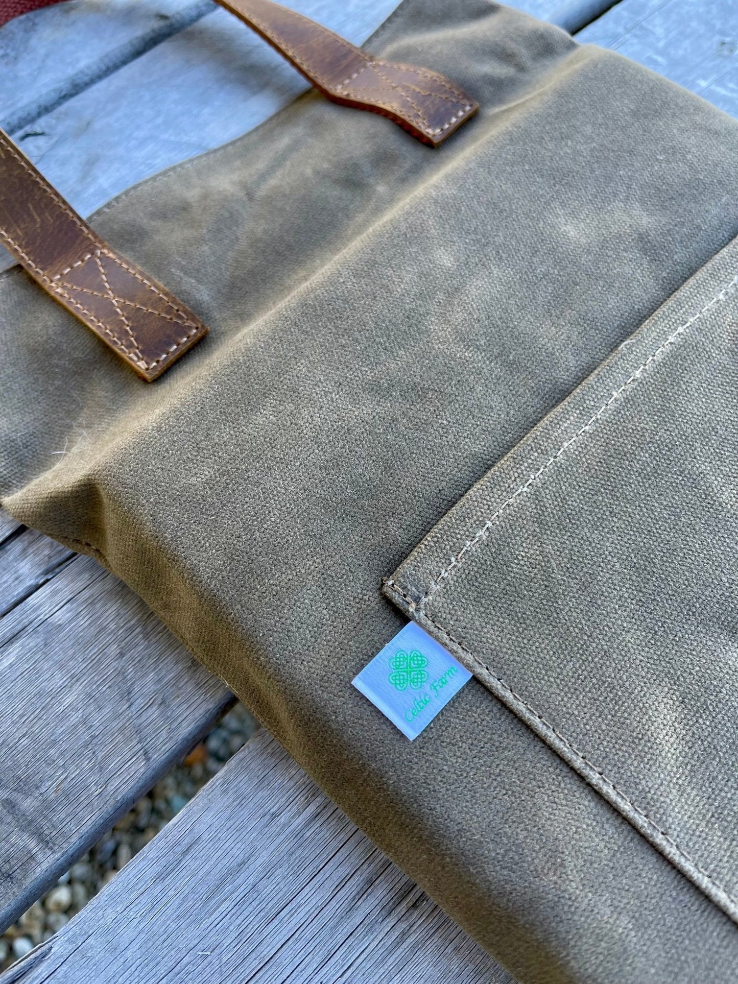 Garden Kneeler Pad — Waxed Canvas Garden Pad