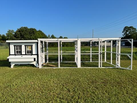 Wooden 16 Ft. Chicken Run (8’W X 16’L X 6’3”H)