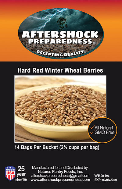 Hard Winter Wheat Berries Bucket — 14 Bag