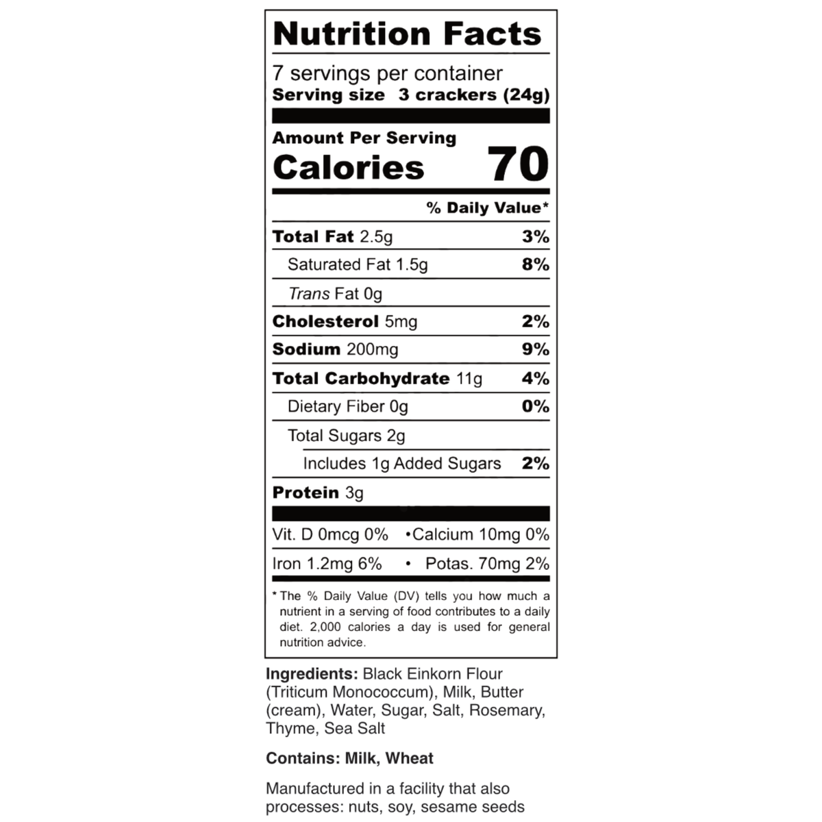 Bleinkorn Crackers (5 Pack)