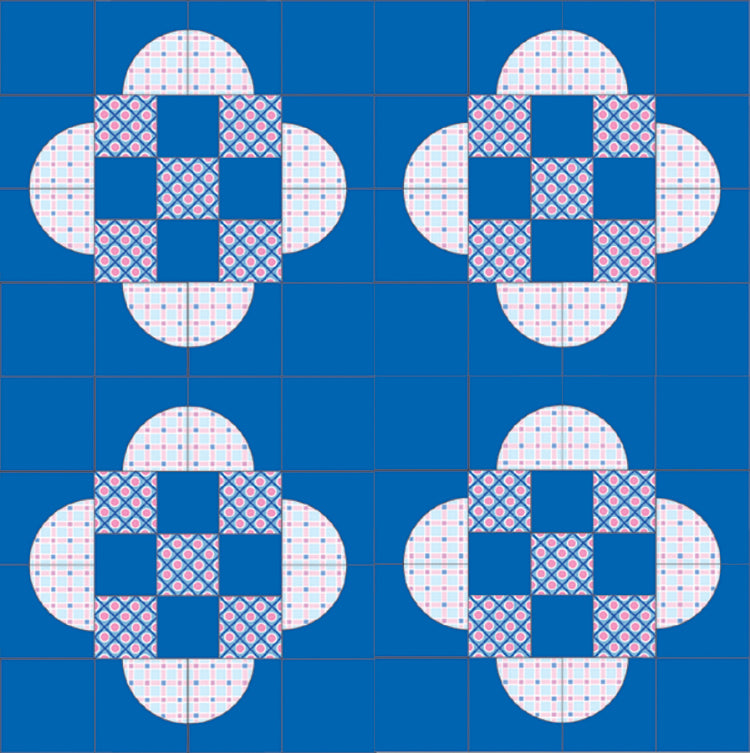 CAPPERS PATTERN #06 PATCH MEDALLION