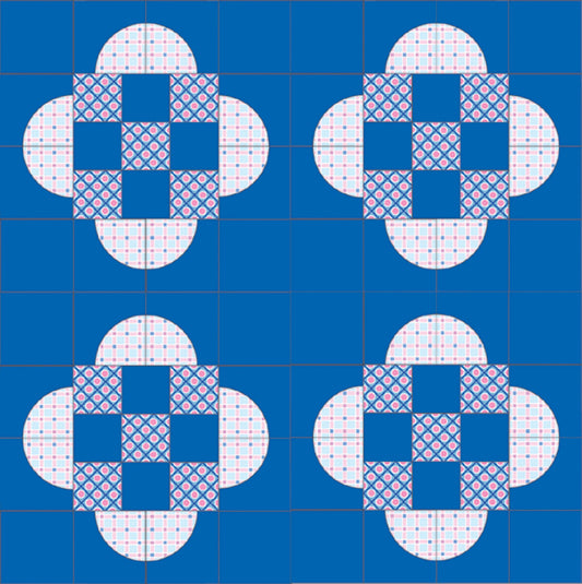 CAPPERS PATTERN #06 PATCH MEDALLION