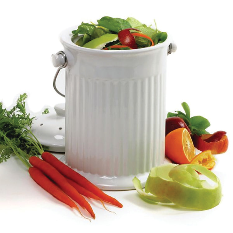 1-GALLON CERAMIC COMPOST KEEPER