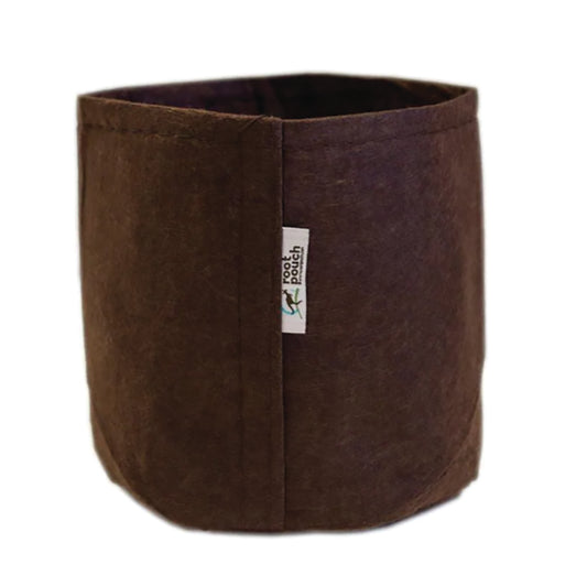 BROWN FABRIC PLANTER - 10 PACK