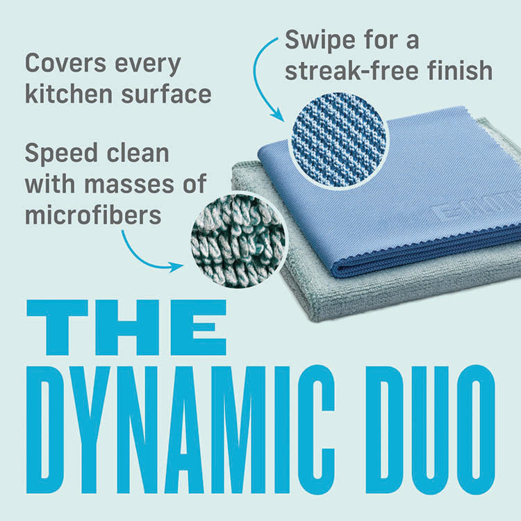 E-CLOTH, KITCHEN CLEANING 2-PACK