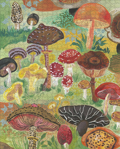 NATHALIE LÉTÉ MUSHROOMS PUZZLE