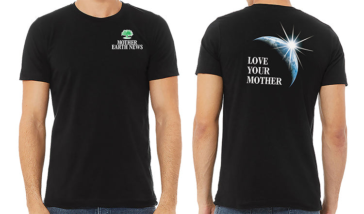 LOVE YOUR MOTHER T-SHIRT, BLACK