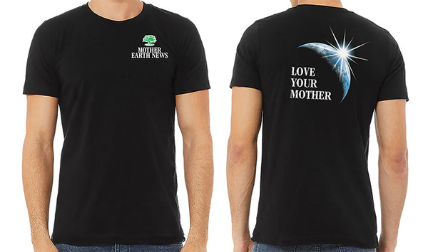 LOVE YOUR MOTHER T-SHIRT, BLACK