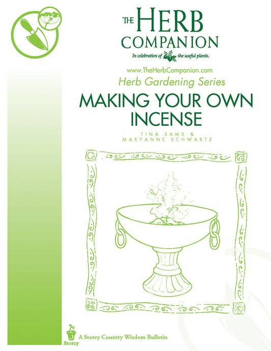 MAKING YOUR OWN INCENSE, E-BOOK (HERB COMPANION)