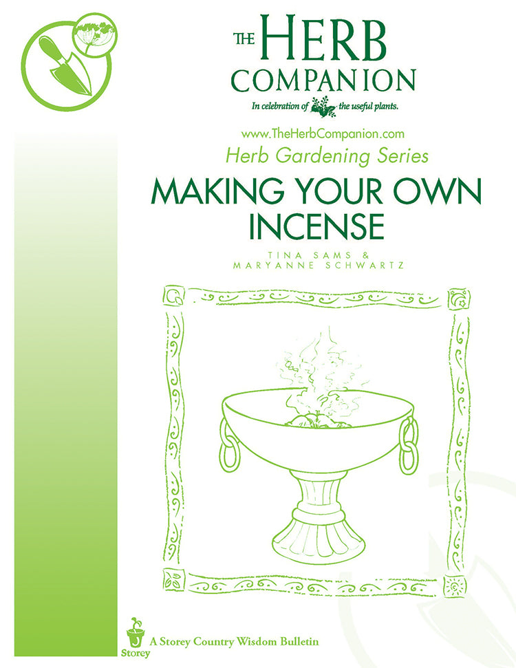MAKING YOUR OWN INCENSE, E-BOOK (HERB COMPANION)