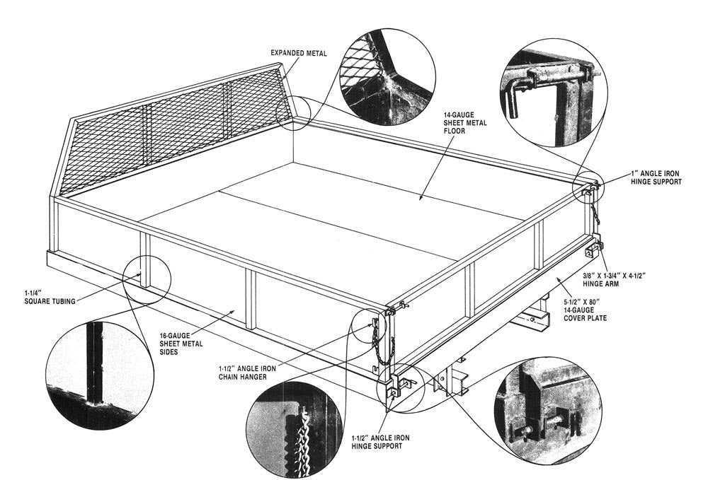 HYDRAULIC DUMP-BED CONVERSION, E-PLAN