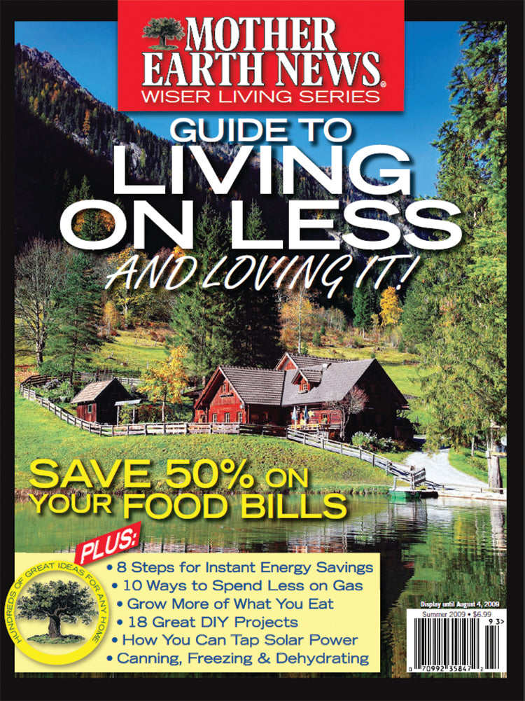 MOTHER EARTH NEWS: GUIDE TO LIVING ON LESS 1ST EDITION, E-BOOK