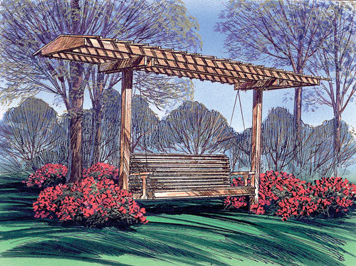 SWING WITH CANOPY, E-PLAN