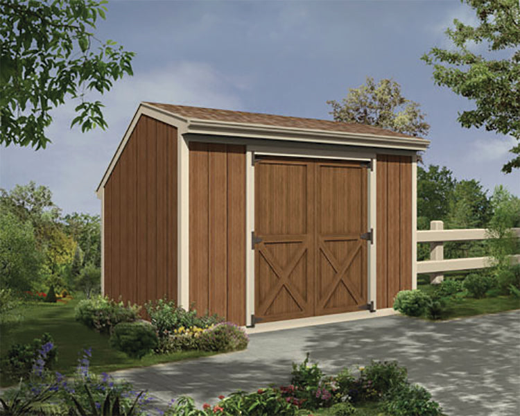 MONESSEN SALT BOX STORAGE SHEDS, E-PLAN