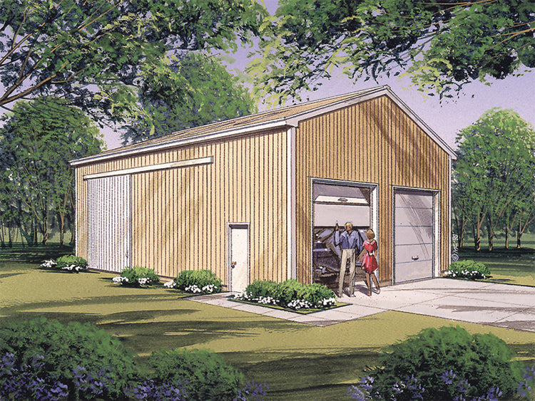 DEWEYVILLE POLE BUILDING, E-PLAN