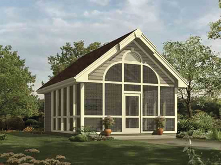 ELLEN SCREENED SHELTER WITH KITCHEN, E-PLAN