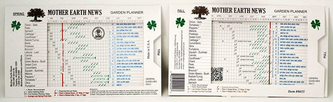 MOTHER EARTH NEWS POCKET GARDEN PLANNER