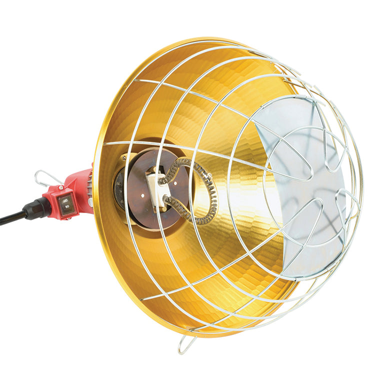 600 WATT CARBON FIBER HEATER WITH 12'' DIAMETER SHADE