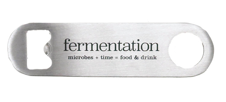 FERMENTATION STAINLESS STEEL BOTTLE OPENER