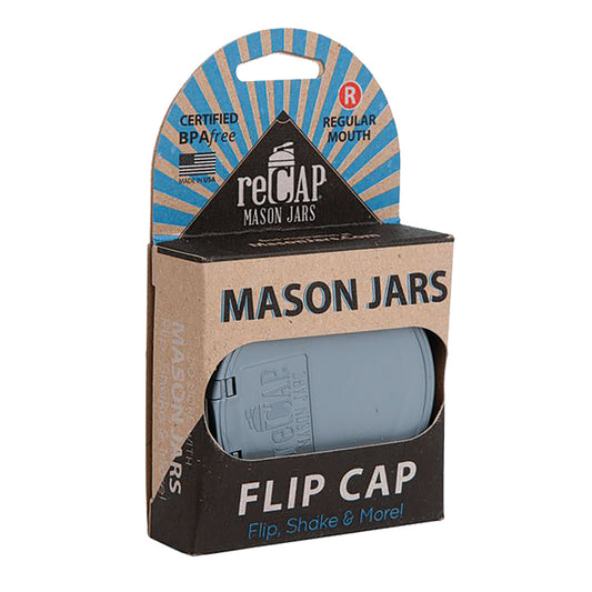 MASON JARS FLIP CAP, REGULAR MOUTH