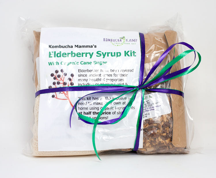 ELDERBERRY SYRUP KIT WITH ORGANIC SUGAR