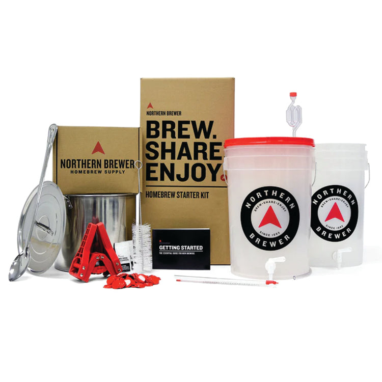 BREW SHARE ENJOY HOMEBREW STARTER KIT, BLOCK PARTY AMBER ALE