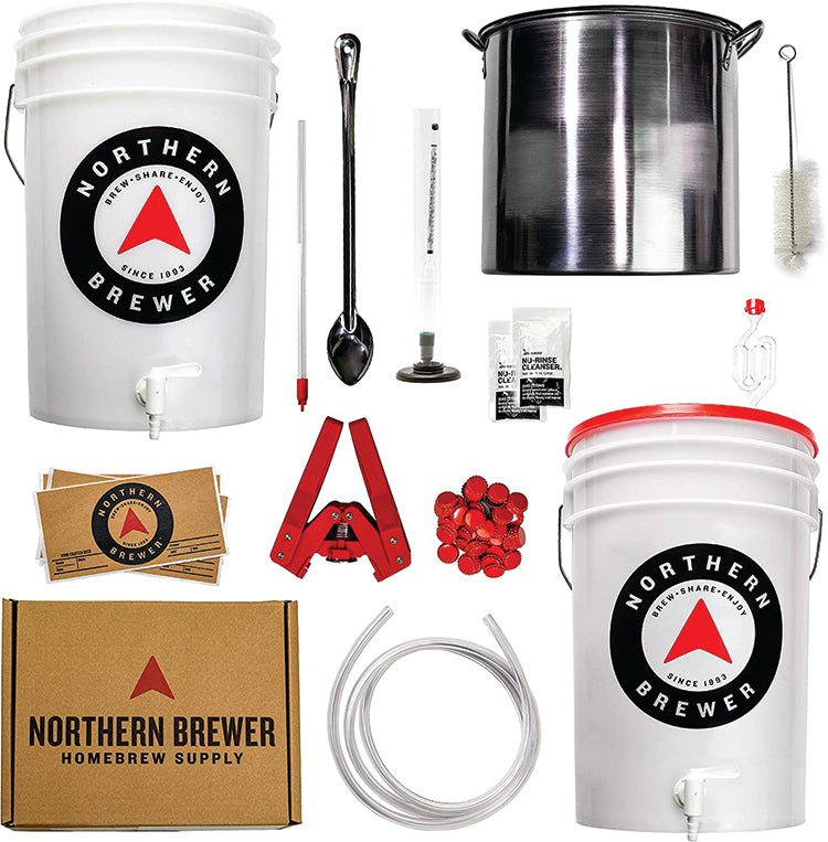 BREW SHARE ENJOY HOMEBREW STARTER KIT, BLOCK PARTY AMBER ALE