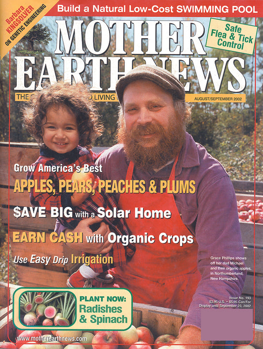 MOTHER EARTH NEWS MAGAZINE, AUGUST/SEPTEMBER 2002 #193