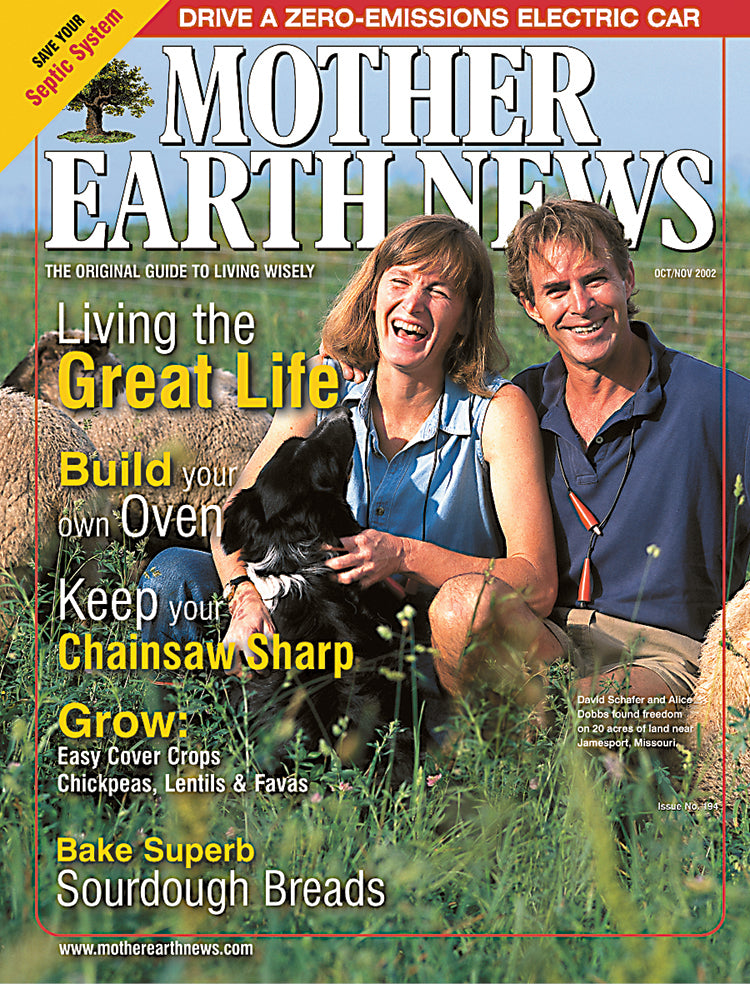 Local Earth Magazine Mother Earth News Magazine, October/November 2002 #194