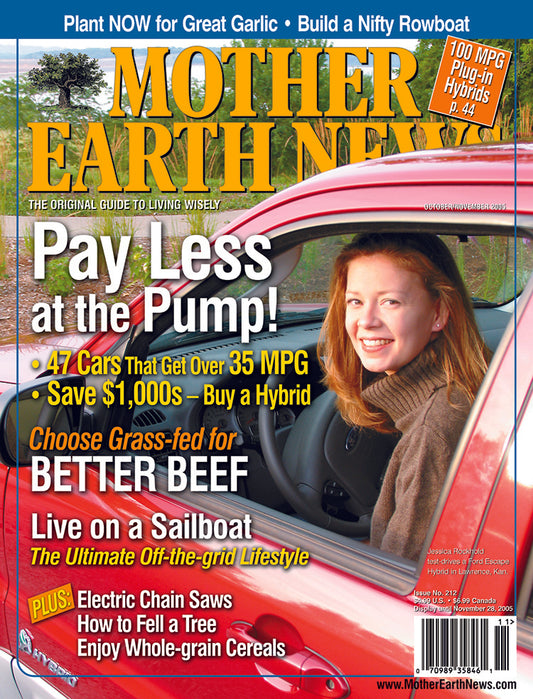 MOTHER EARTH NEWS MAGAZINE, OCTOBER/NOVEMBER 2005 #212